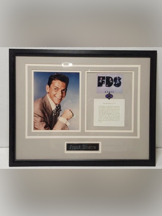 Frank Sinatra Framed Memorabilia